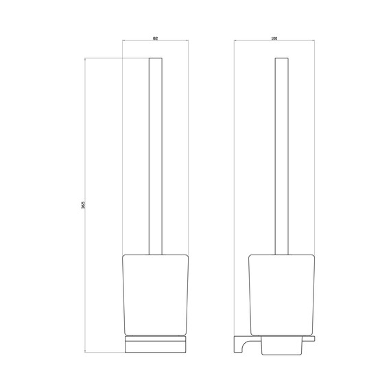Ёршик для унитаза Wonzon & Woghand Eclipse WW-9129-LG, цвет золото глянцевое фото 4