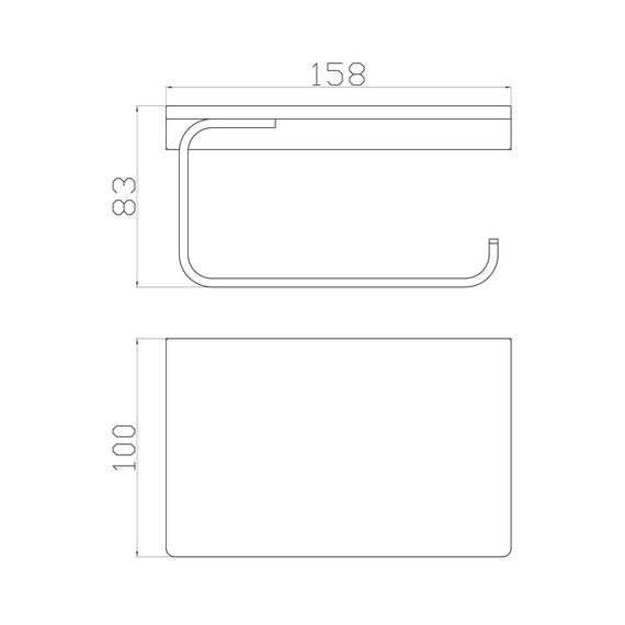 Держатель для туалетной бумаги Wonzon & Woghand Eclipse WW-9126-LG, цвет золото глянцевое фото 4