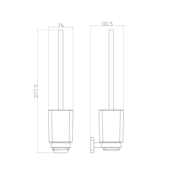 Ёршик для унитаза Wonzon & Woghand Still WW-6629 фото 3
