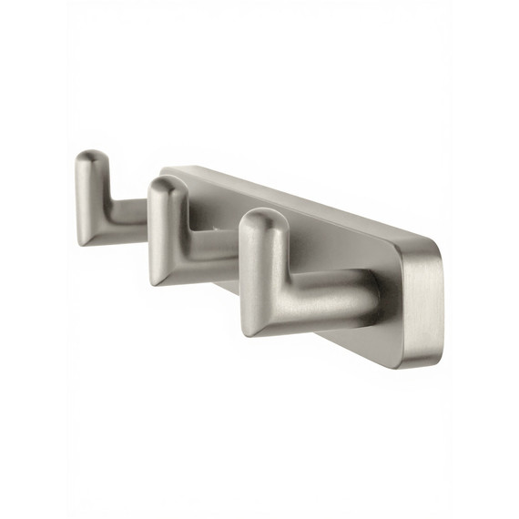 Тройной крючок Wonzon & Woghand Graffity WW-9335-BN, цвет никель брашированный фото 3