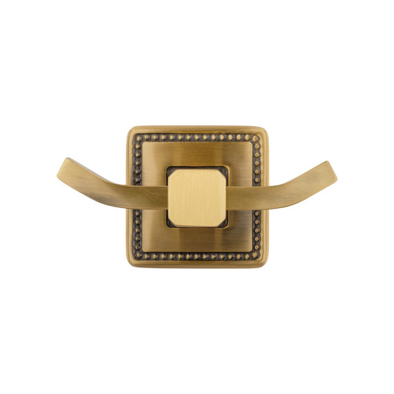 Двойной крючок Wonzon & Woghand Roma WW-7225, цвет бронза брашированная фото 2