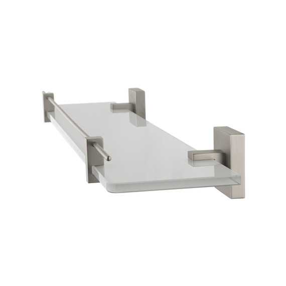 Стеклянная полка Wonzon & Woghand Polo WW-8927-BN, цвет никель брашированный фото 3