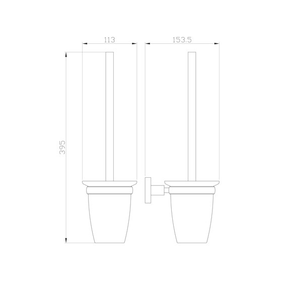 Ёршик для унитаза Wonzon & Woghand Easy WW-8129 фото 3
