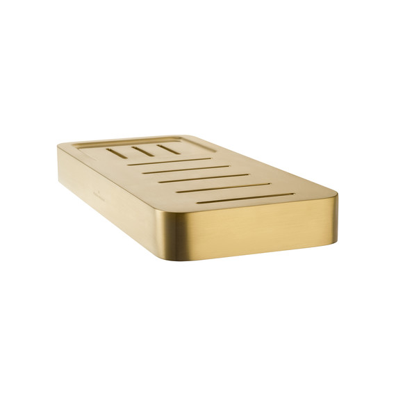 Мыльница Wonzon & Woghand Lotte WW-8332-BG, цвет золото брашированное фото 3