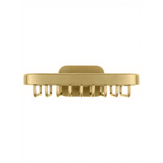 Мыльница Wonzon & Woghand Graffity WW-9324-BG, цвет золото брашированное фото 2