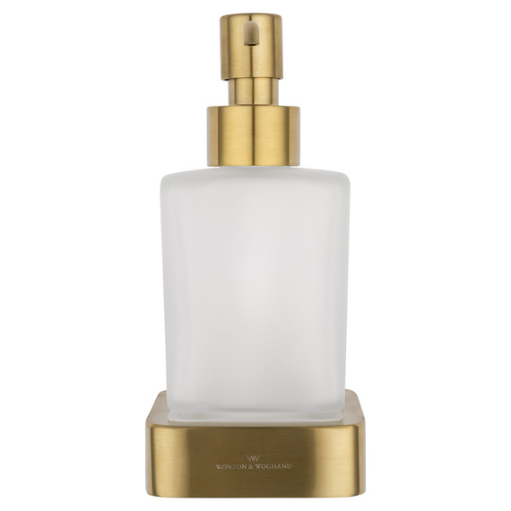 Дозатор для жидкого мыла Wonzon & Woghand Lotte WW-8333-BG, цвет золото брашированное фото 2