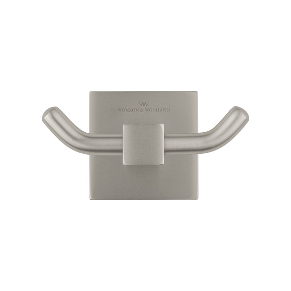 Двойной крючок Wonzon & Woghand Polo WW-8925-BN, цвет никель брашированный фото 2