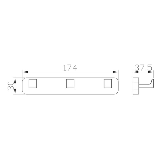 Тройной крючок Wonzon & Woghand WW-9535 фото 2