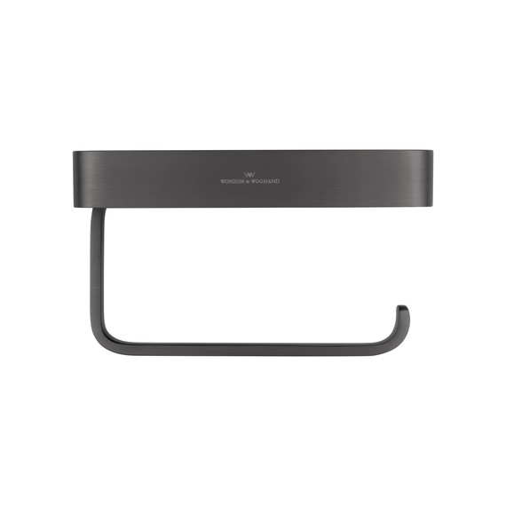 Держатель для туалетной бумаги Wonzon & Woghand Graffity WW-9336, цвет тёмный графит брашированный фото 2