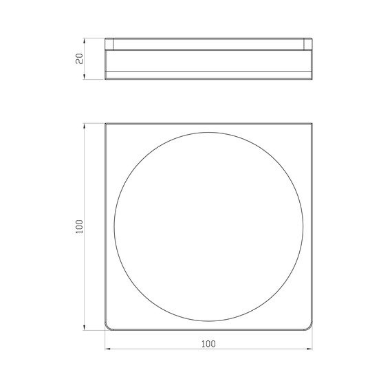 Мыльница Wonzon & Woghand Eclipse WW-9124-BGM, цвет тёмный графит брашированный фото 4