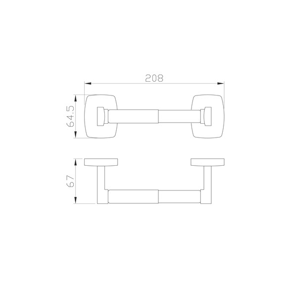 Держатель для туалетной бумаги Wonzon & Woghand Porto WW-1611 фото 2
