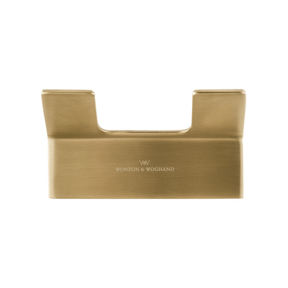 Двойной крючок Wonzon & Woghand Lotte WW-8325-BG, цвет золото брашированное фото 2