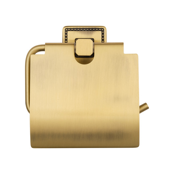 Держатель для туалетной бумаги Wonzon & Woghand Roma WW-7226, цвет бронза брашированная фото 2