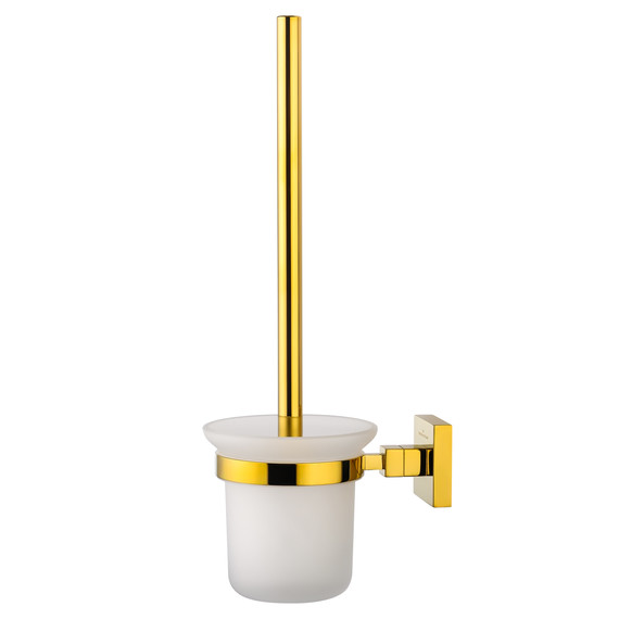 Ёршик для унитаза Wonzon & Woghand Polo WW-8919-DG, цвет золото глянцевое фото 2