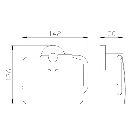 Держатель для туалетной бумаги Wonzon & Woghand Easy WW-8126 фото 3