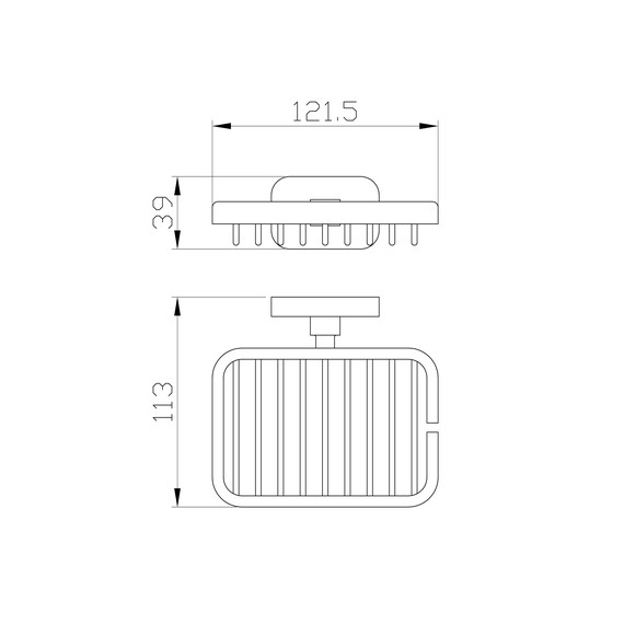 Мыльница Wonzon & Woghand Graffity WW-9324-BG, цвет золото брашированное фото 4