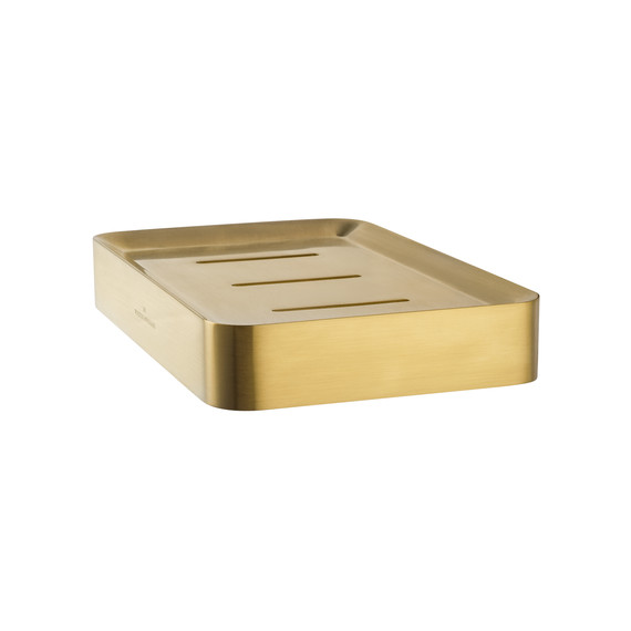 Мыльница Wonzon & Woghand Lotte WW-8324-BG, цвет золото брашированное фото 3