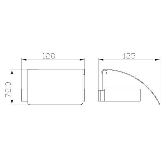 Держатель для туалетной бумаги Wonzon & Woghand Lotte WW-8326-BG, цвет золото брашированное фото 4