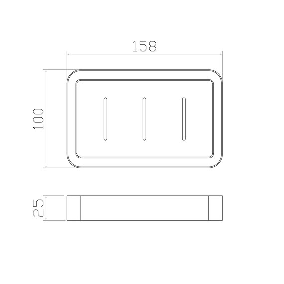 Мыльница Wonzon & Woghand Carbon WW-7732, цвет чёрный матовый фото 2