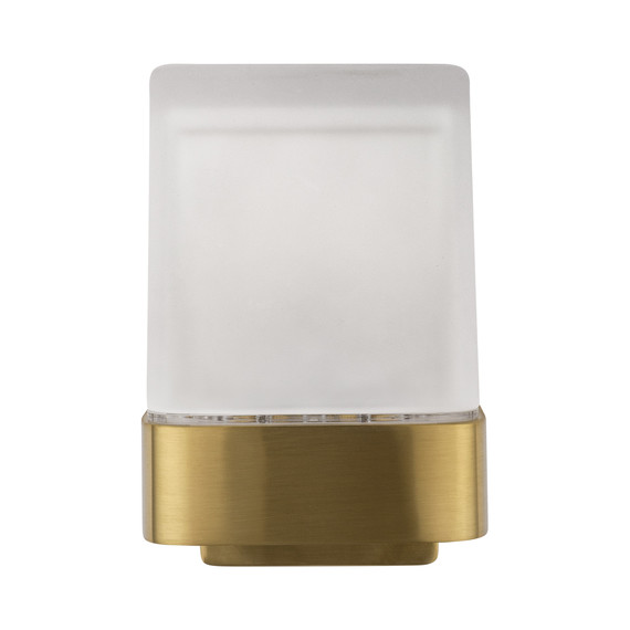 Дозатор для жидкого мыла Wonzon & Woghand Lotte WW-5252-BG, цвет золото брашированное фото 2