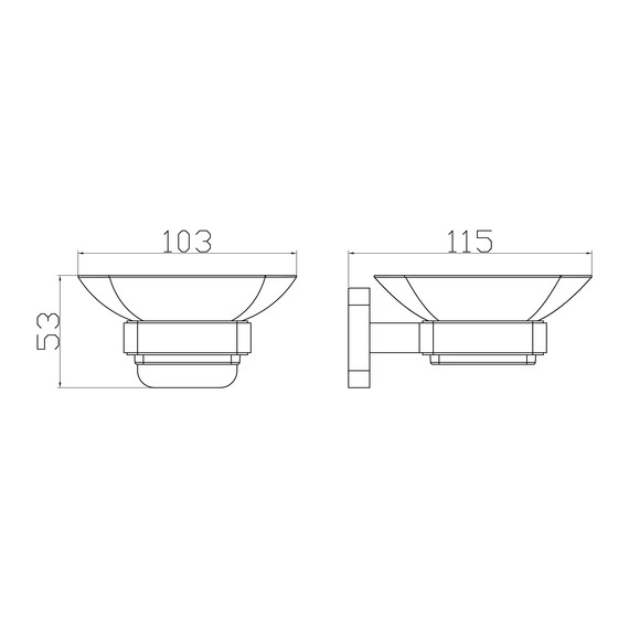 Мыльница Wonzon & Woghand Still WW-6622 фото 3