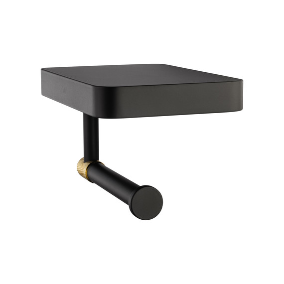 Держатель для туалетной бумаги Wonzon & Woghand Majestic WW-9226, цвет чёрный фото 3