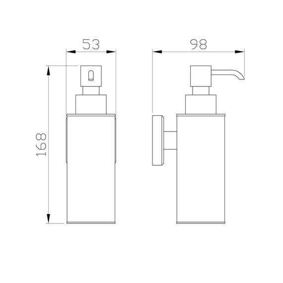 Дозатор для жидкого мыла Wonzon & Woghand Roma WW-7232, цвет бронза брашированная фото 4