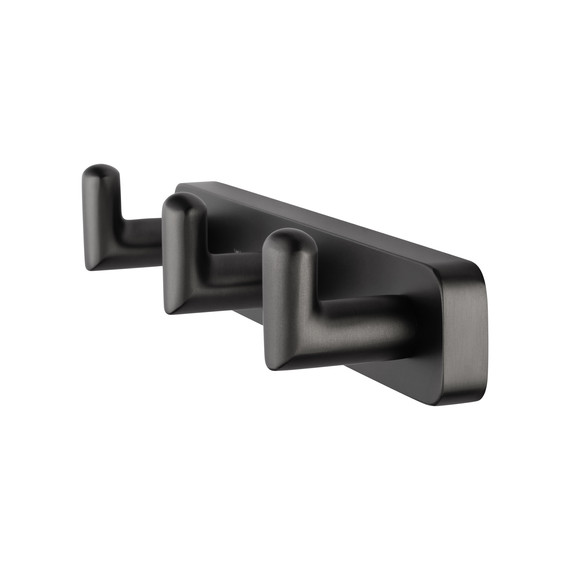 Тройной крючок Wonzon & Woghand Graffity WW-9335-BGM, цвет тёмный графит брашированный фото 3