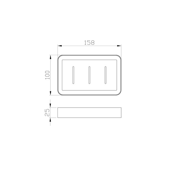 Мыльница Wonzon & Woghand Lotte WW-8324-BG, цвет золото брашированное фото 4