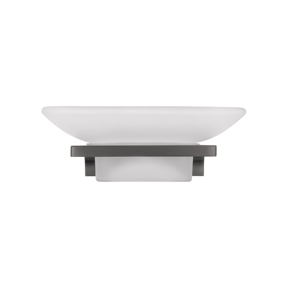 Мыльница Wonzon & Woghand Eclipse WW-9122-GM, цвет тёмный графит брашированный фото 2