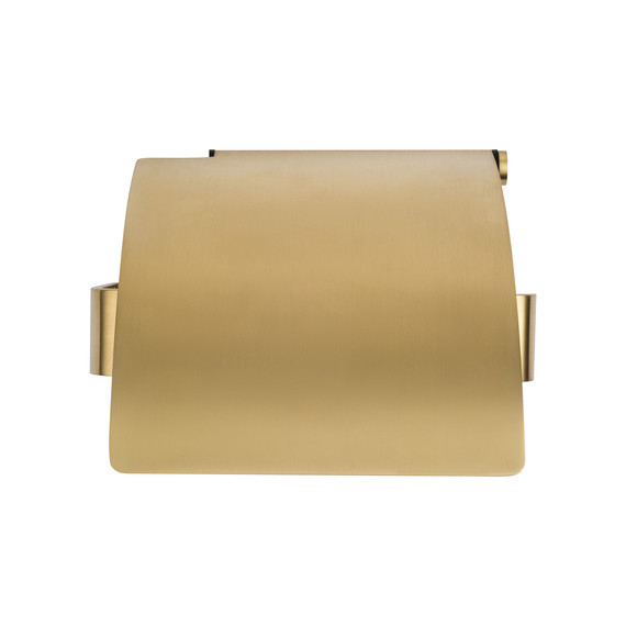 Держатель для туалетной бумаги Wonzon & Woghand Lotte WW-8326-BG, цвет золото брашированное фото 2