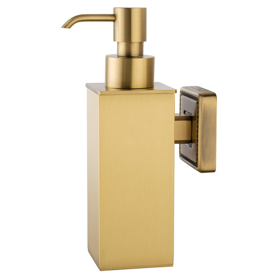 Дозатор для жидкого мыла Wonzon & Woghand Roma WW-7232, цвет бронза брашированная фото 3