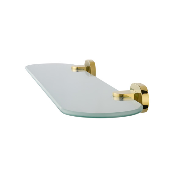 Стеклянная полка Wonzon & Woghand First WW-8427-LG, цвет золото глянцевое фото 3