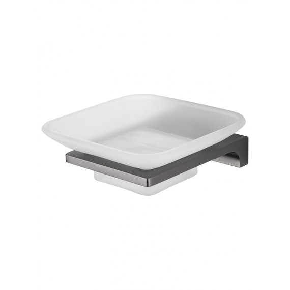 Мыльница Wonzon & Woghand Eclipse WW-9122-GM, цвет тёмный графит брашированный фото 