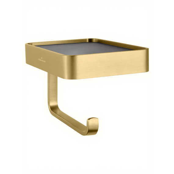 Держатель для туалетной бумаги Wonzon & Woghand Graffity WW-9366-BG, цвет золото брашированное фото 3