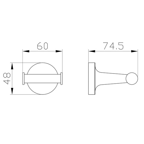 Двойной крючок Wonzon & Woghand Simple WW-6525 фото 2