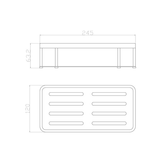 Полка Wonzon & Woghand WW-4131-CR фото 2