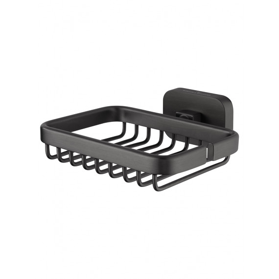 Мыльница Wonzon & Woghand Graffity WW-9324, цвет тёмный графит брашированный фото 