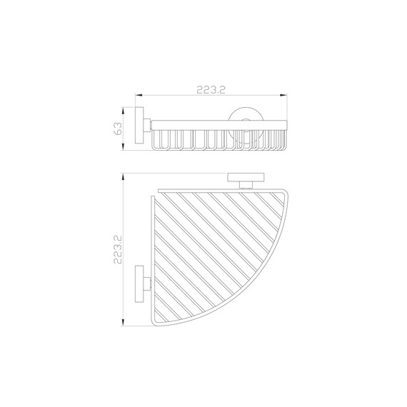 Полка угловая Wonzon & Woghand Easy WW-8144 фото 2
