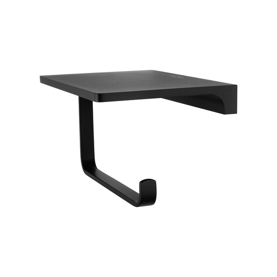 Держатель для туалетной бумаги Wonzon & Woghand Eclipse WW-9126-BL, цвет чёрный матовый фото 3