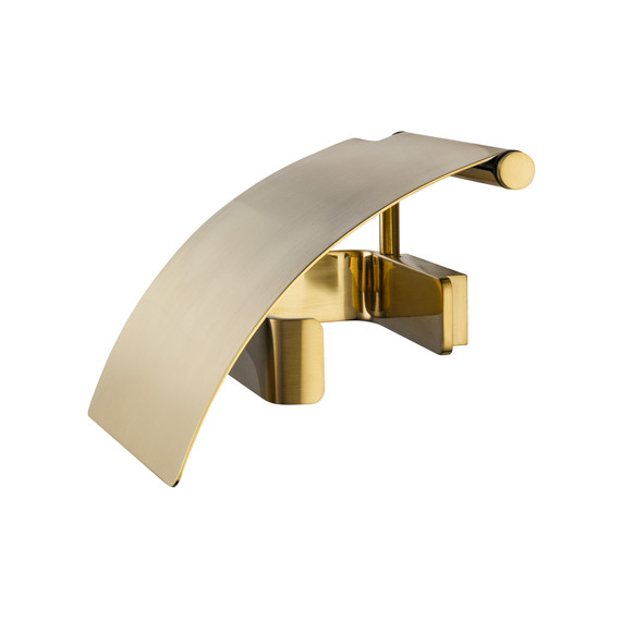 Держатель для туалетной бумаги Wonzon & Woghand Lotte WW-8326-BG, цвет золото брашированное фото 3