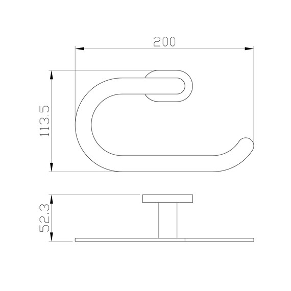Кольцо для полотенец Wonzon & Woghand First WW-8413-LG, цвет золото глянцевое фото 4