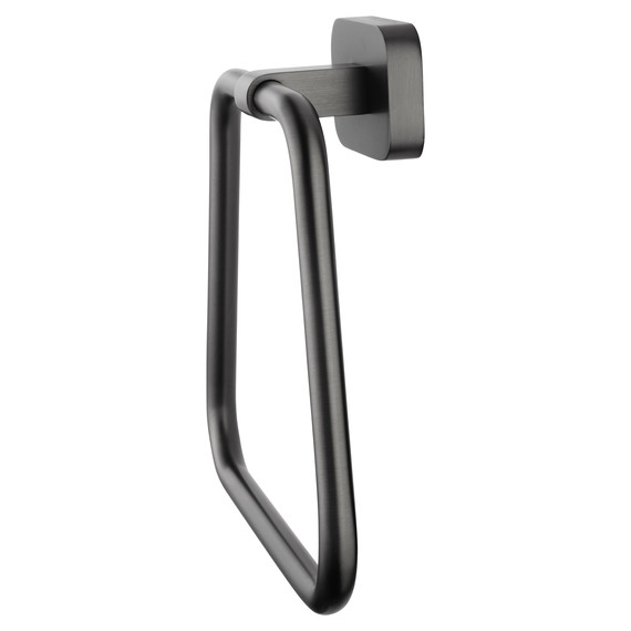 Кольцо для полотенец Wonzon & Woghand Graffity WW-9313-BGM, цвет тёмный графит брашированный фото 3