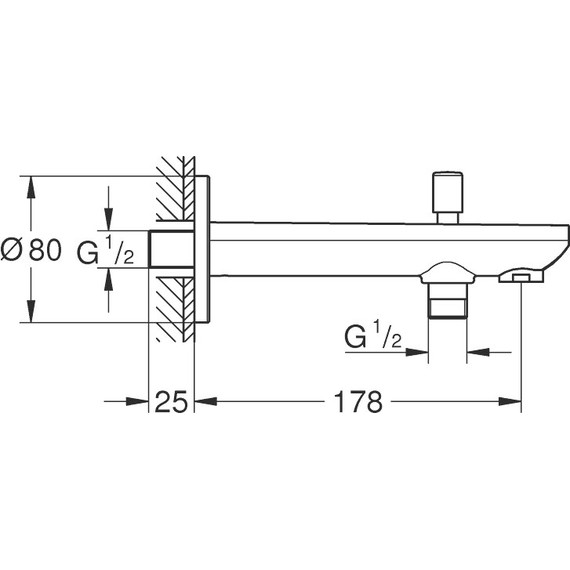 Душевая система для ванны Grohe BauEdge 1000190 фото 11