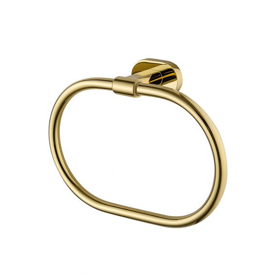 Кольцо для полотенец Wonzon & Woghand First WW-8423-LG, цвет золото глянцевое фото 
