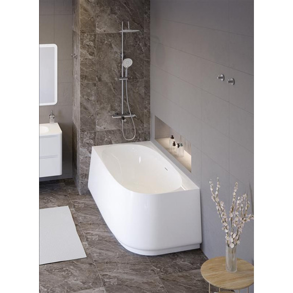 Ванна акриловая Cezares Lux 165x80 см CZR-LUX-CORNER-165-80-58-L фото 4