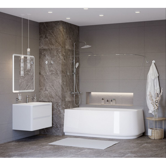 Ванна акриловая Cezares Lux 165x80 см CZR-LUX-CORNER-165-80-58-L фото 5