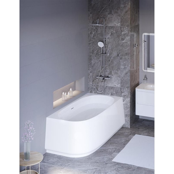 Ванна акриловая Cezares Lux 165x80 см CZR-LUX-CORNER-165-80-58-R фото 4