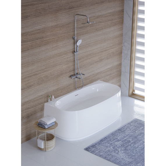 Ванна акриловая Cezares Lux 170x82 см CZR-LUX-WALL-170-80-58 фото 5