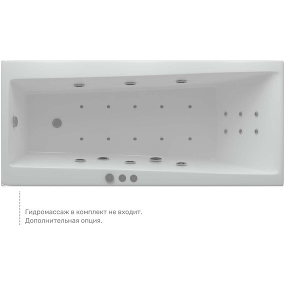 Ванна акриловая Aquatek Либра 160x70 см LIB160N-0000019 фото 3